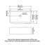 Évier de cuisine blanc - 33 po x 21 po x 10 po - Évier de cuisine blanc en porcelaine
