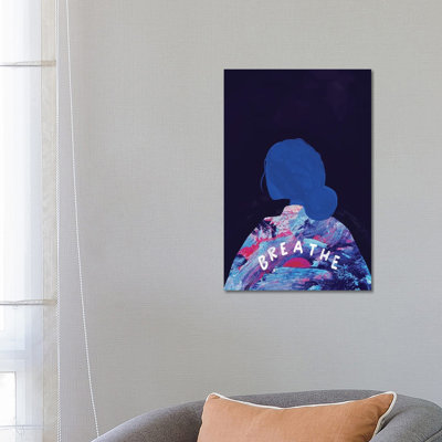 Breathe by Morgan Harper Nichols - Wrapped Canvas Print