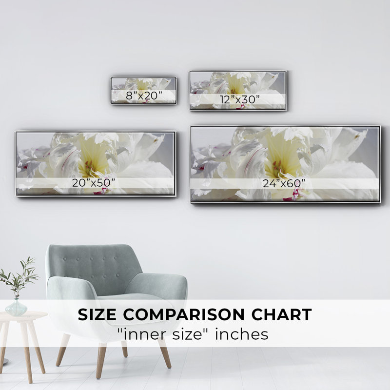 Breathless IV- Framed Canvas, 20" H x 50" W