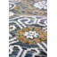 Khotan Wool Geometric Area Rug in Brown/Charcoal/White-62672828