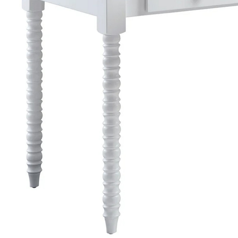 Alcibiades 42'' Console Table, White
