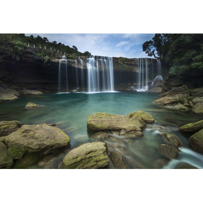 Krangsuri Falls, Meghalaya - Wrapped Canvas Print