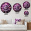 Horloge murale Mystical Fuchia Sacred Chakra-93396087