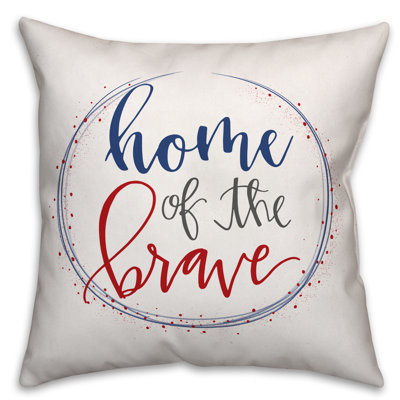 Coussin Home of the Brave