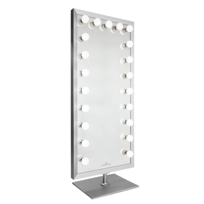 Miroir de maquillage lumineux Starlight, Argent