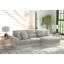 Titan - 2pc Sofa Chaise With Comfort Coil Seating And 5 Accent Pillows Included-99403313