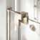  Flex X Duo 42 - 45 x 72" Frameless Pivot Shower Door 3/8" and 5/16" Flex X Clear Tempered Glass