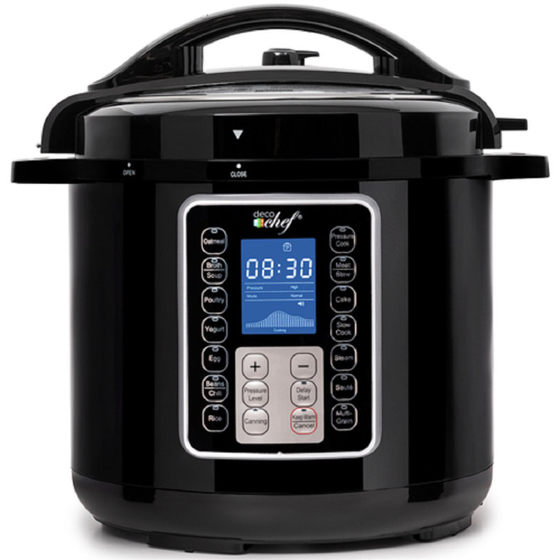 Deco Chef 10-in-1 Pressure Cooker, 8 Qt.