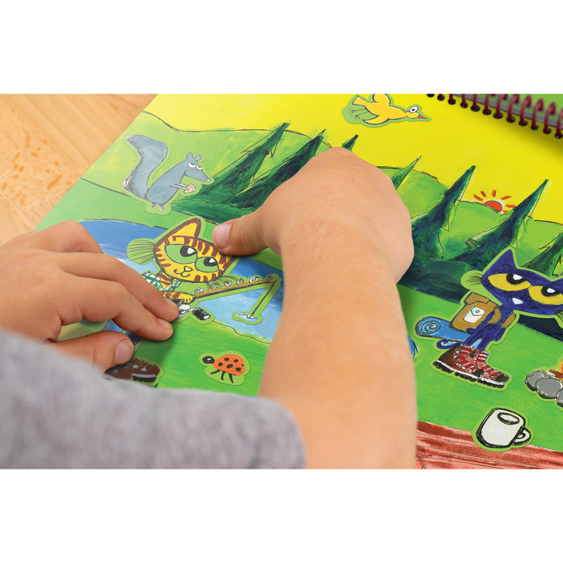 Teacher Created Resources Pete The Cat Reusable Sticker Pad, Pack of 3