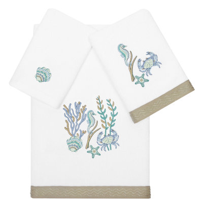 Aaron 3 Piece Turkish Cotton Towel Set
