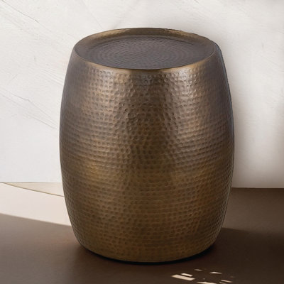 Suellen Auric Hammered End Table by Mercer41