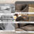  83.86"W Linen Blend Piped T-Cushions 2-Seat Loveseat Sofa-157209014