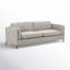 Emery Genuine Leather 84" Square Arm Sofa-243347475