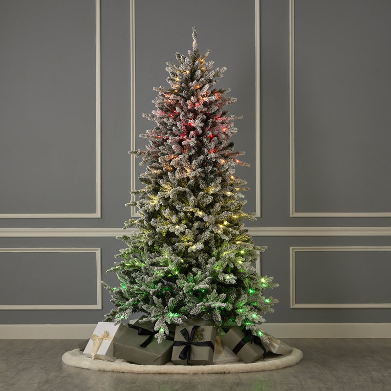 Arbre de Noël artificiel éclairé Bluffton, 6'