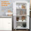 Freestanding 4-Door Kitchen Pantry-520136438