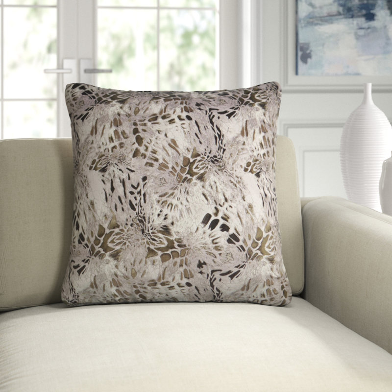 Primal Pillow Cover & Insert, Alabaster, Square 20"
