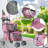 Foldable Pet Jogger Stroller-97866747