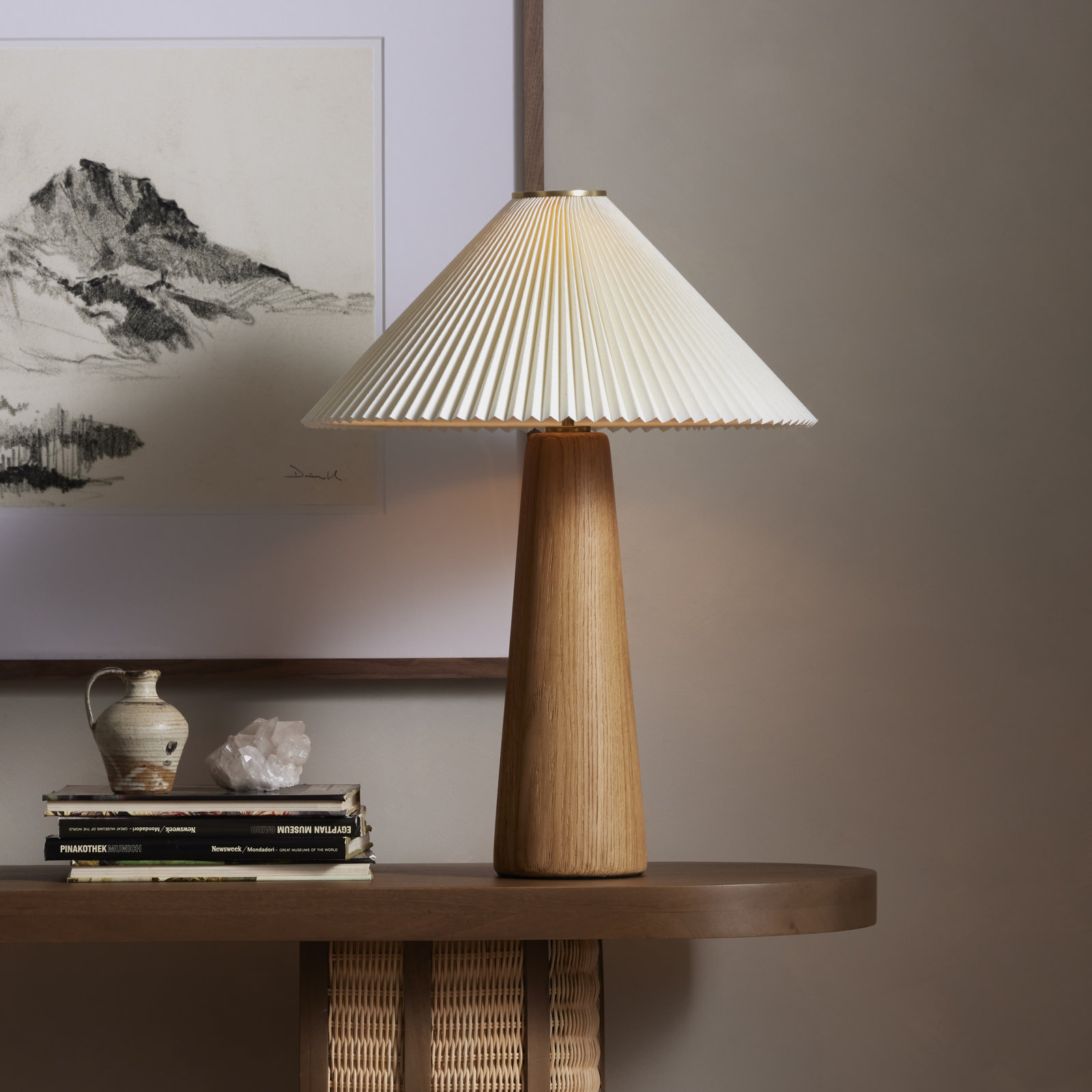 Anabelle Solid Wood Table Lamp