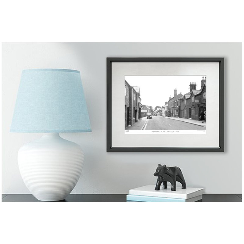 Weaverham, The Village C1955 - Single Picture Frame Print, 60cm H x 80cm W x 2.3cm D