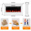 60" Electric Fireplace With Mantel And 12 Flame Effects Tv Stand