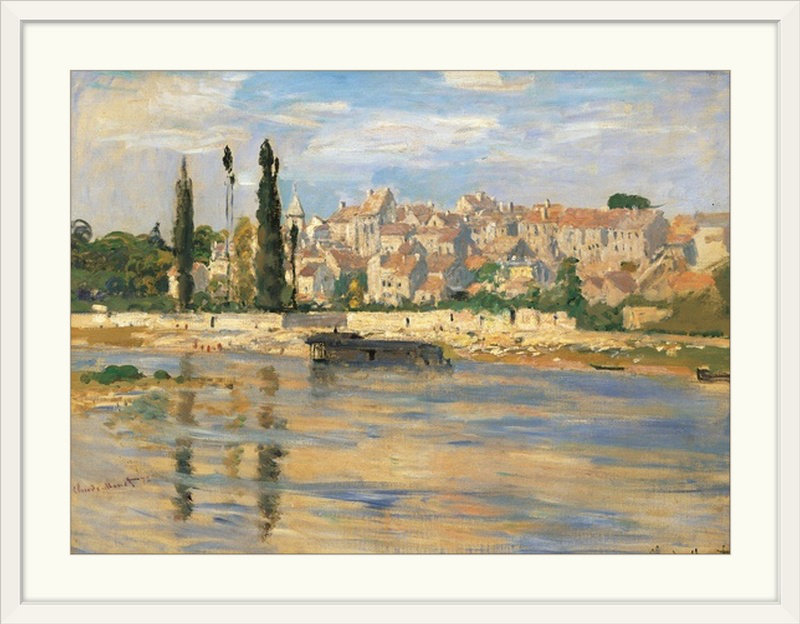 «Carrires Saint Denis, 1872, musée d'Orsay, Paris, France» par Claude Monet, reproduction d'art, H 34 po x l 44 po x P 1 po