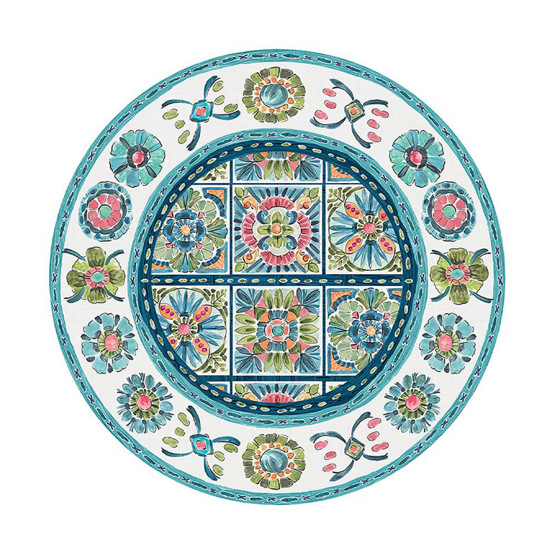 Boho Plaza Round Tablecloth