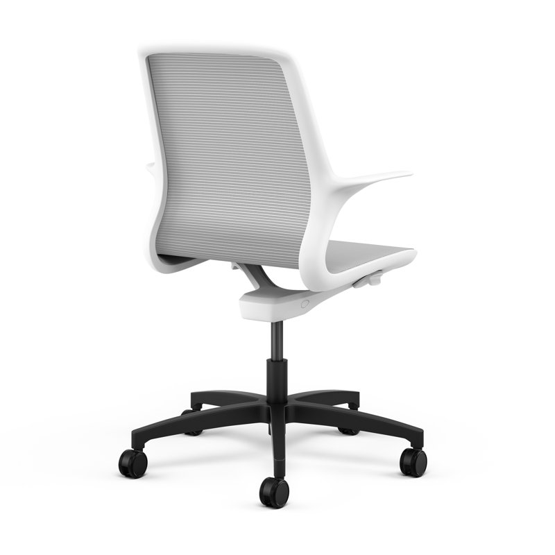 Omnia Mesh Ergonomic Task Chair, Black, Gray