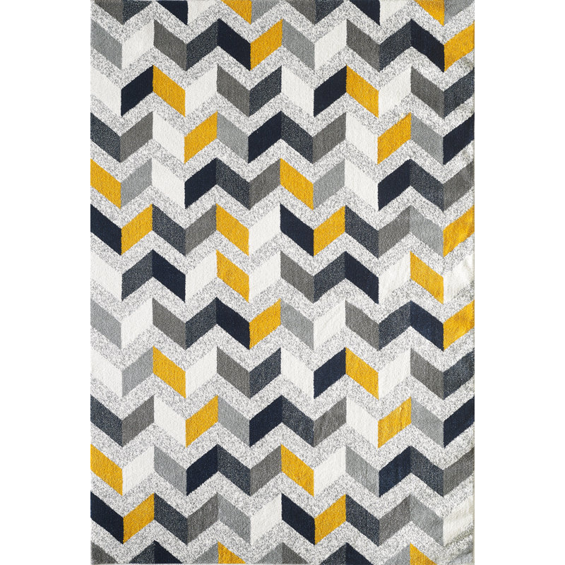 Ashleigh-Marie Geometric Area Rug, Rectangle 60 x 110cm