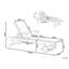 Kenneth 196cm Long Reclining Acacia Single Chaise with Cushions-575752023