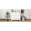 Meuble-lavabo 36 po avec lavabo intégré en résine - 4 tiroirs, 2 portes