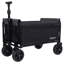 Chariot de camping pliable tout-en-un convertible: siège de banc, compartiment de rangement et attache pour chien incluse-123018691