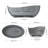 65''x 39'' Freestanding Terrazzo Bathtub Solid Surface Outdoor Ready Freestanding Tub-117013351