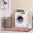 Machine Washable Non-Slip Rubberback Laundry Room Runner Rug, Red
