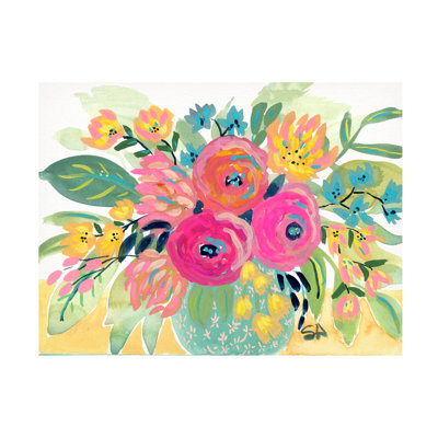 Art mural sur toile tendue - "Tea" de Suzanne Allard pour décoration de salon, de chambre à coucher ou de bureau - 24 x 32
