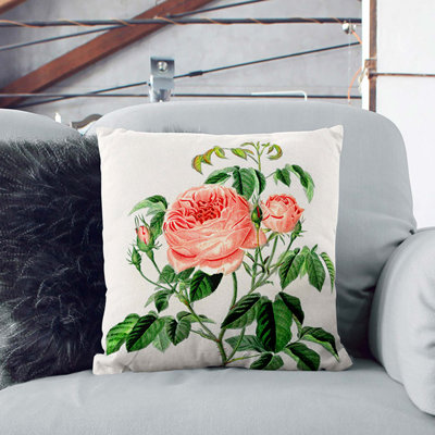 Floral Square Throw Cushion