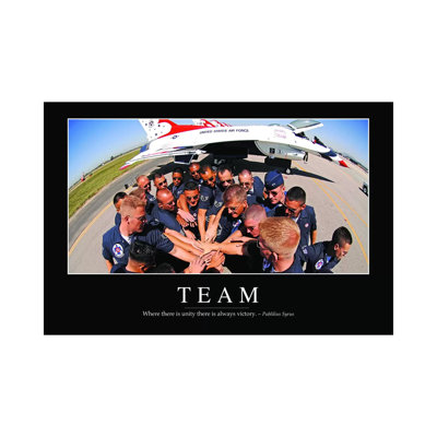 Team - Wrapped Canvas Print