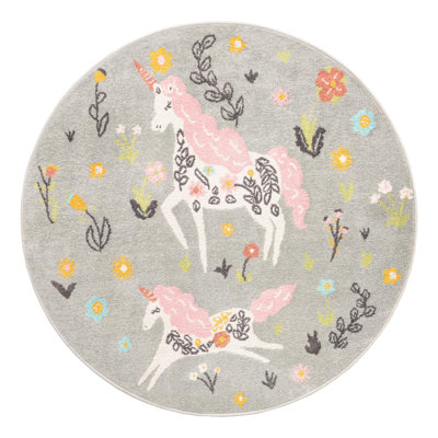 Whimsy Runner Polypropylene Plastic Rug