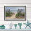 Reproduction de photo encadrée « beach entrance » sur papier-1577964499