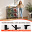 Open Shelving Wine Bottle Rack Black