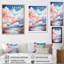 «Clouds Caress Minimalist Horizon I» sur toile-97021052-97021057