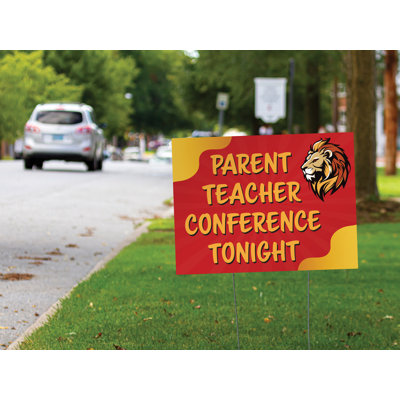 AmTab - YardSign-Custom-EC - Yard Sign - 18"W x 24"L - Double Sided Print