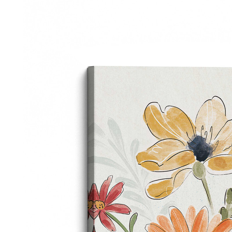 «Garden Melody in Bloom III», grande impression sur toile, H 54 po x l 36 po