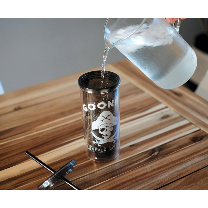 Gobelet de voyage 20 oz avec paille Silver