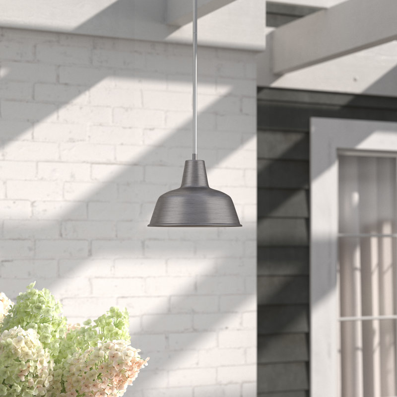 Alexandrina Outdoor Pendant, Weathered Zinc