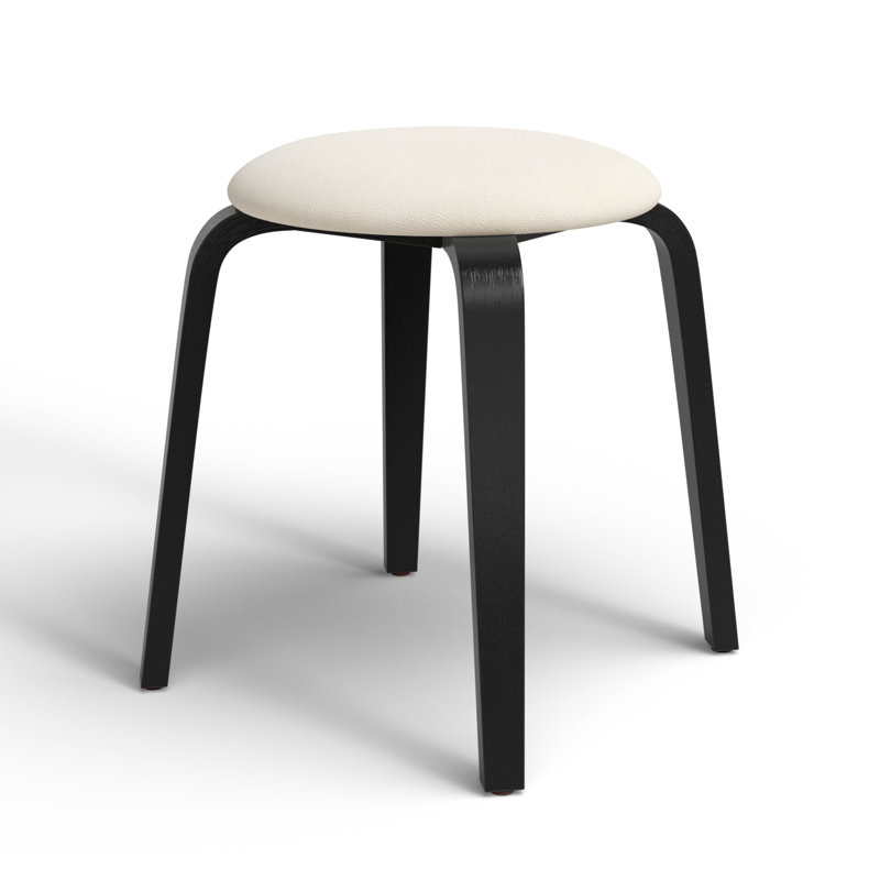 Navid Stackable Accent Stool, Black