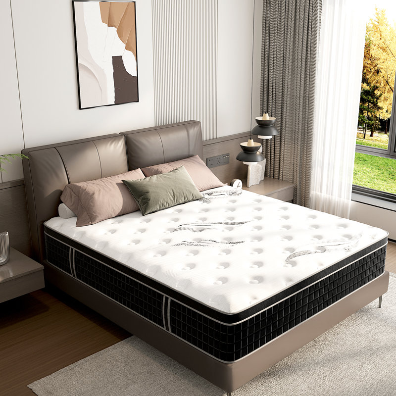 12" Medium Firm Hybrid Pocket Spring Mattresses In a Box, Twin, 12"