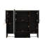 Armoire à pharmacie murale de 35 po x 28 po, armoire avec miroir, tablette ouverte, compartiment latéral et barre à serviettes, solution de rangement en miroir au-dessus de la toilette