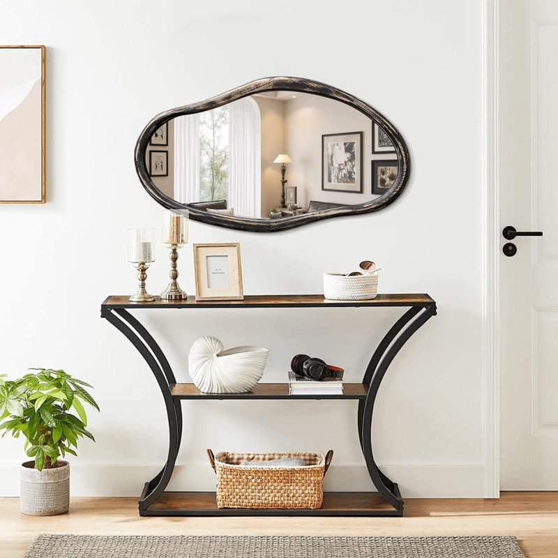 Irregular Mirror, Dark Brown