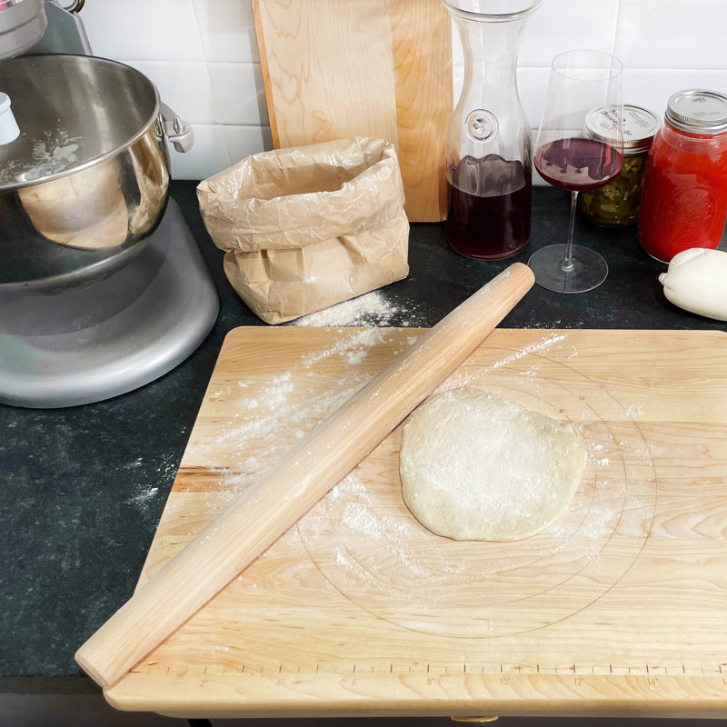 Pastry Board Petite - Maple With Maple Cleat - 20" X 15" X .75"