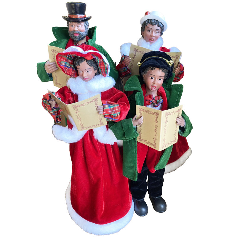 Noël noir victorien noir et choristes